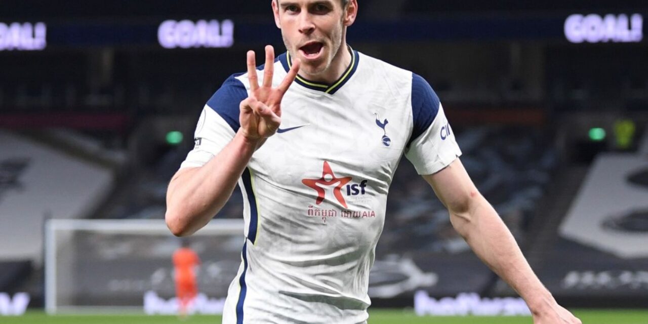 Gareth Bale marca triplete con el Tottenham