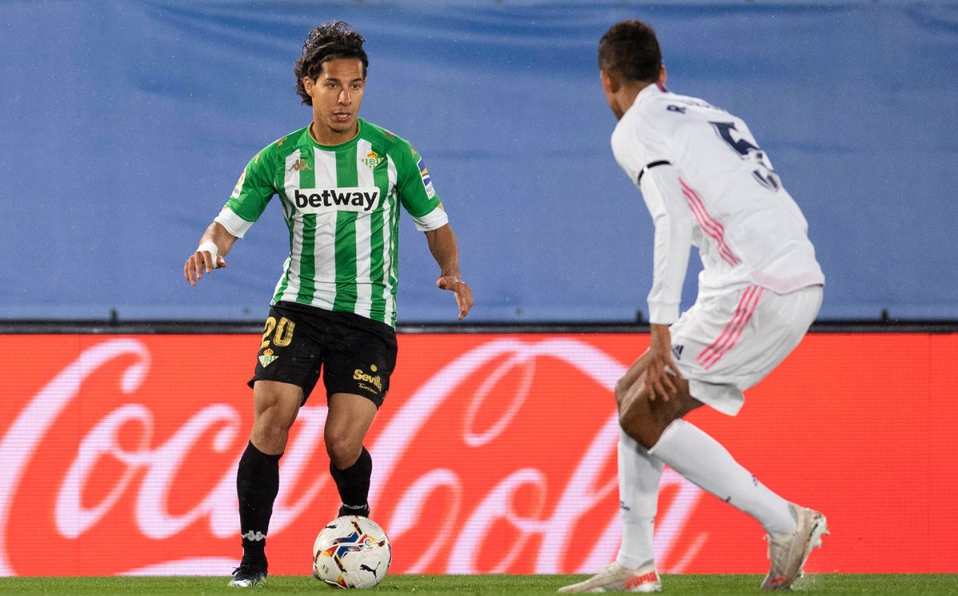 Diego Lainez no es convocado en el Real Betis frente al Valladolid