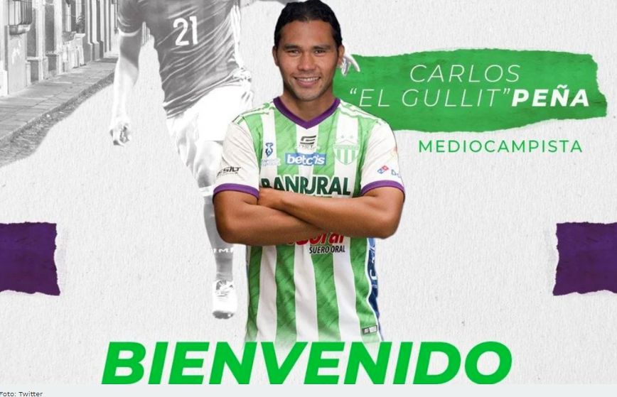 Carlos «Gullit» Peña seguirá su carrera en Guatemala