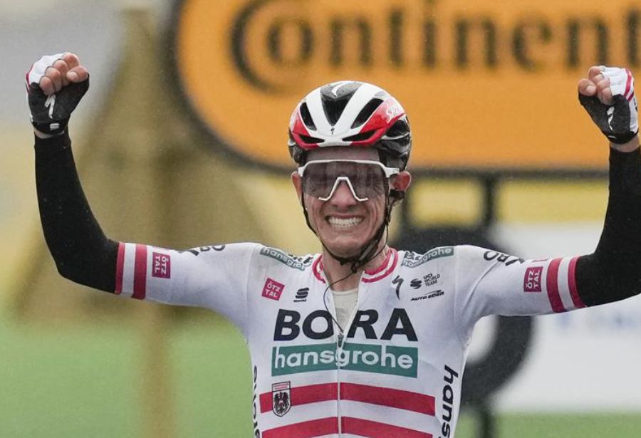 Tour: Konrad gana la 16ta etapa, Pogacar firme como líder