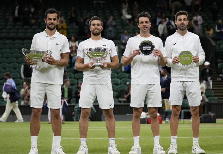 Croatas ganan título de dobles en Wimbledon; cae Zeballos