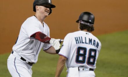 Marlins vencen a Dodgers con HR de Aguilar en la 9na entrada