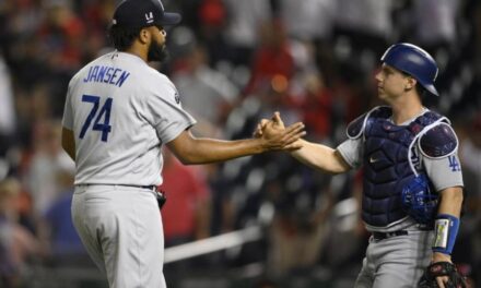 Dodgers ganan su 8vo seguido, derrotan a Nacionales 5-3