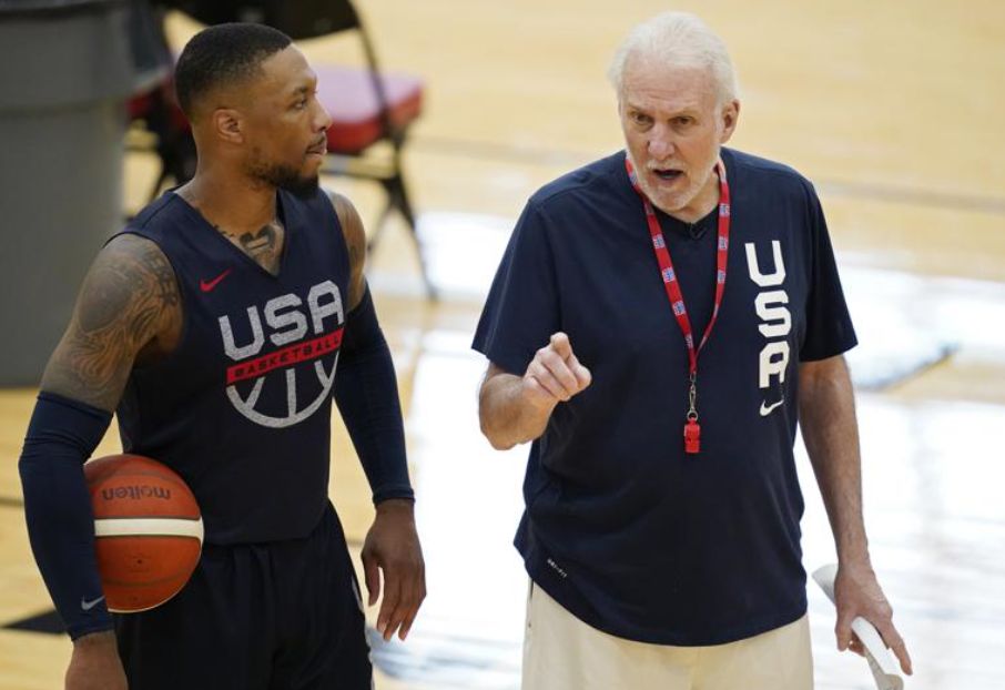 Popovich comienza prácticas con selección de básquet de EEUU