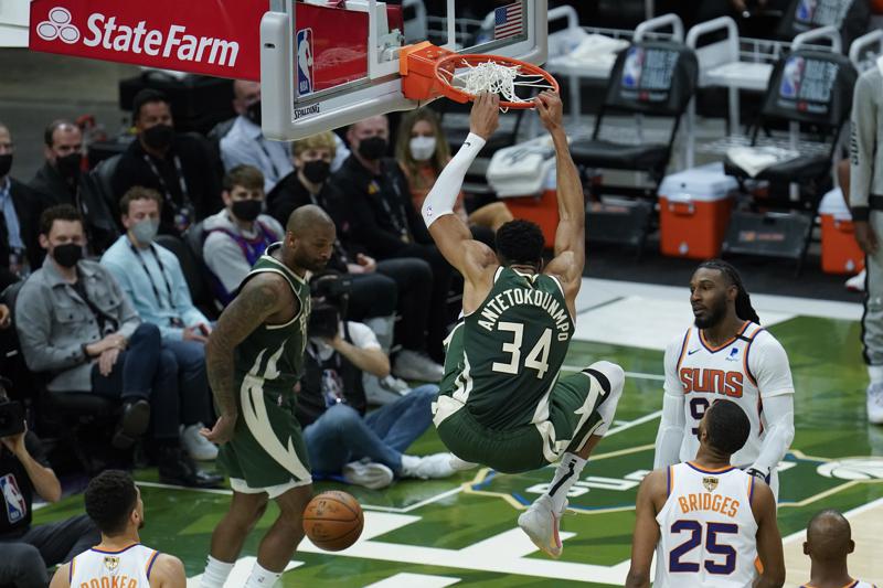 ¡Despiertan los Bucks! Giannis domina y vencen a Suns