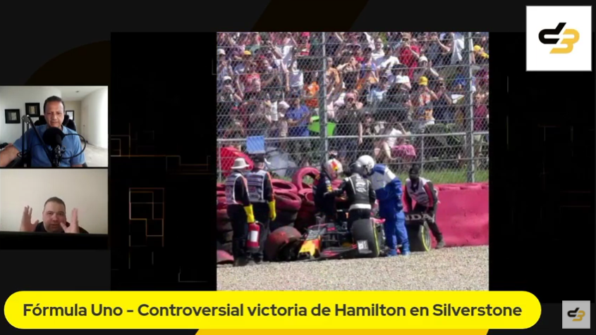 incidente Lewis Hamilton vs Max Verstappen en Silverstone