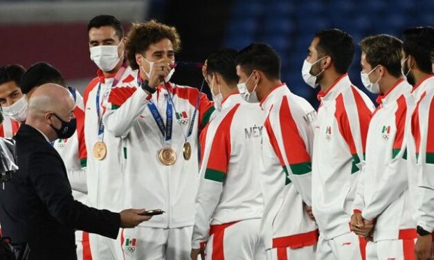 El Tri Olímpico recibió su medalla y culminó su participación en Tokio 2020