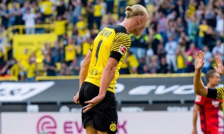 Haaland comanda triunfo del Borussia Dortmund