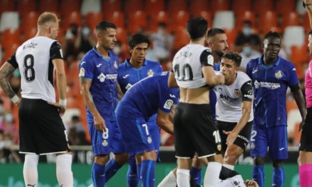 Getafe arrancó perdiendo con Valencia; JJ Macías debutó y jugó 23’