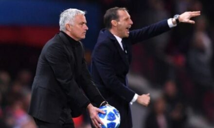 Mourinho y Allegri lideran batalla de técnicos en Italia