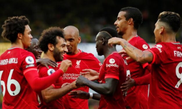 Liverpool se impone ante Norwich City 3-0