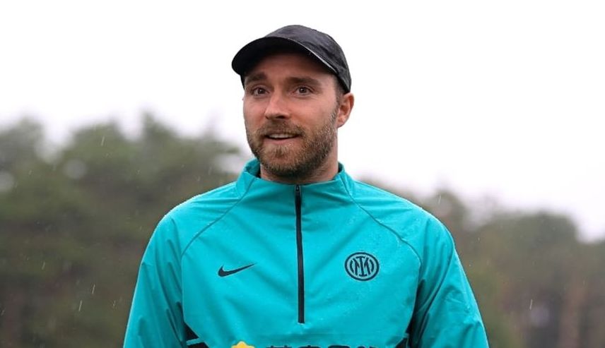 Eriksen llega a la pretemporada del Inter pero su regreso a las canchas sigue en duda