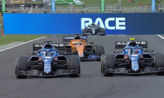 Ocon gana por primera vez en la F1, Checo abandona