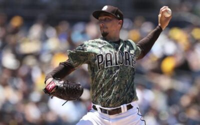 Snell poncha a 13 y Padres blanquea a Diamondbacks
