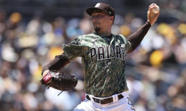 Snell poncha a 13 y Padres blanquea a Diamondbacks