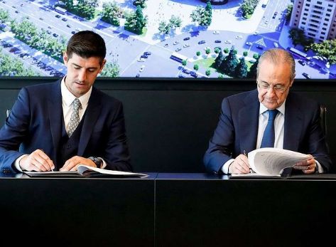 Courtois renueva con el Real Madrid por 5 años más