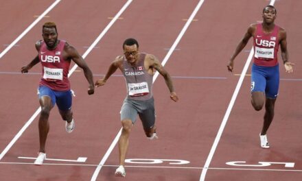 De Grasse sucede a Bolt, rey de los 200 metros