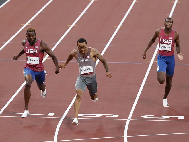 De Grasse sucede a Bolt, rey de los 200 metros