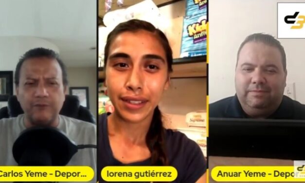 Lorena «Panterita» Gutiérrez en Deportres