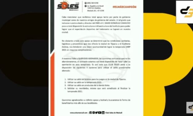 Soles de Mexicali jugará en la LNBP como local en Tijuana