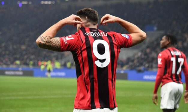 Con doblete de Giroud, Milan superó al Inter