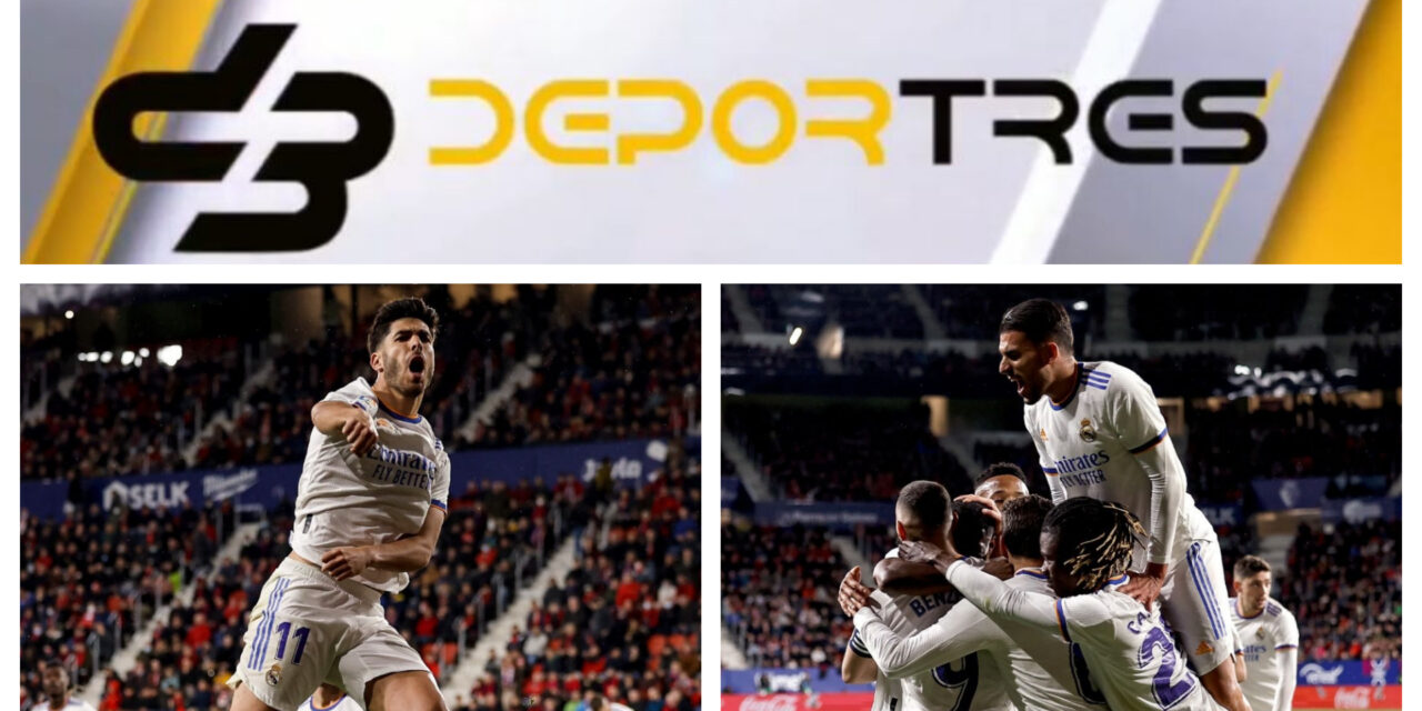 Real Madrid vence al Osasuna y ya casi es campeón en España(Video completo D3 12:00 PM)