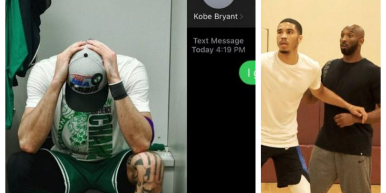 Tatum dio a conocer la cábala que realizó hacia Kobe Bryant