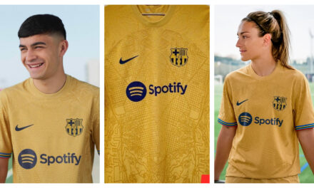 Barcelona presenta su nuevo uniforme de visita