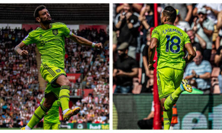 Manchester United gana en el debut de Casemiro ante el Southampton