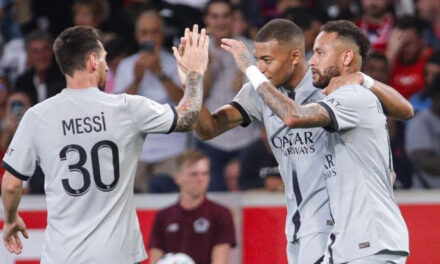 PSG humilló al Lille con triplete de Mbappé