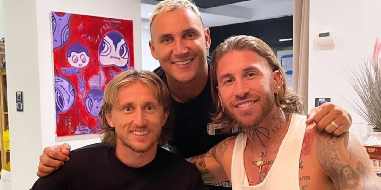 Modric se reúne con Ramos y Keylor Navas en París