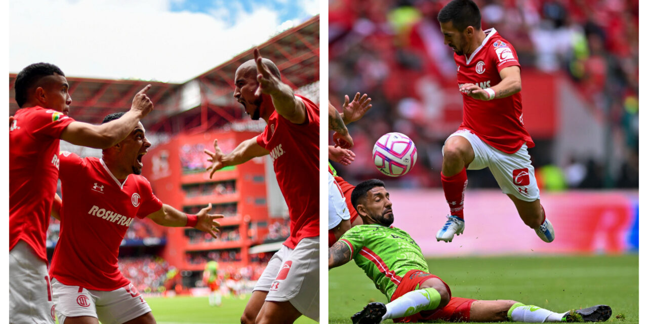 Toluca le pega al FC Juárez 