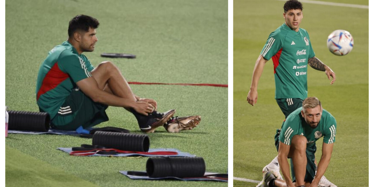 Buen ambiente entre jugadores y un Tata tenso en el segundo entrenamiento de México