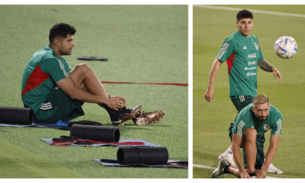 Buen ambiente entre jugadores y un Tata tenso en el segundo entrenamiento de México