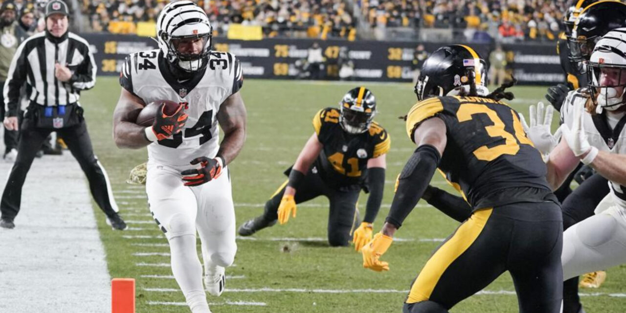 Con 4 pases de TD de Burrow, Bengals superan a Steelers