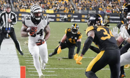 Con 4 pases de TD de Burrow, Bengals superan a Steelers