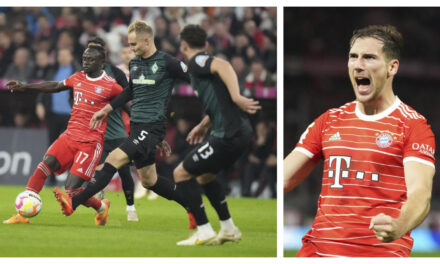 Lesión de Mané empaña goleada conseguida por Bayern