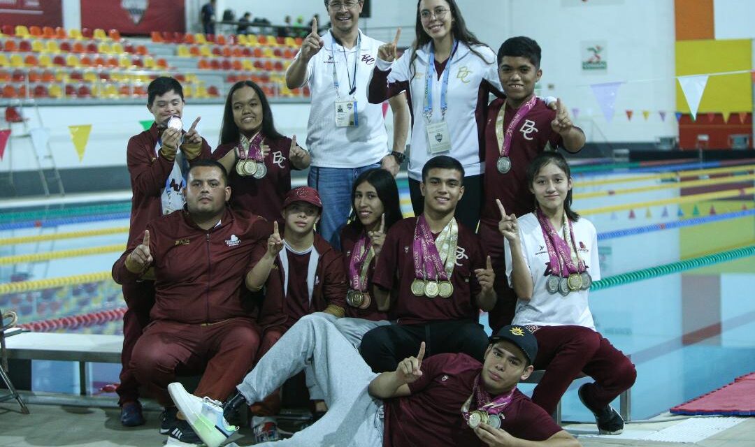 Suma Baja California 19 metales en dos jornada de para-natación