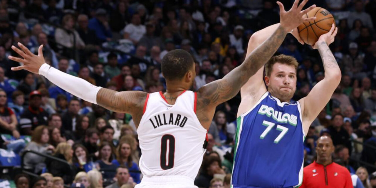 Con triple doble de Doncic, Mavs vencen a Blazers