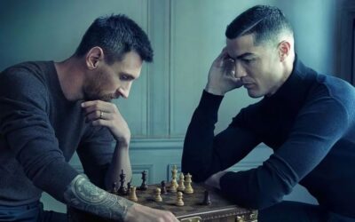 CR7 y Messi posaron en foto histórica antes del Mundial