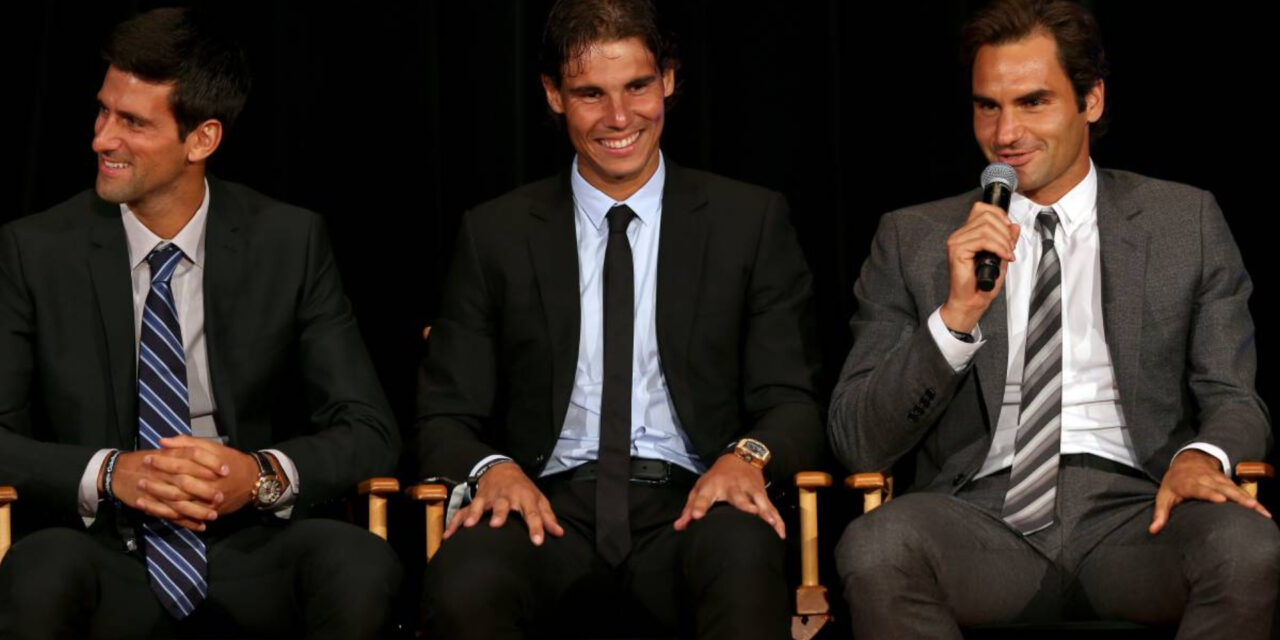 Nadal cree que alargó su carrera gracias a competencia con Federer y Djokovic