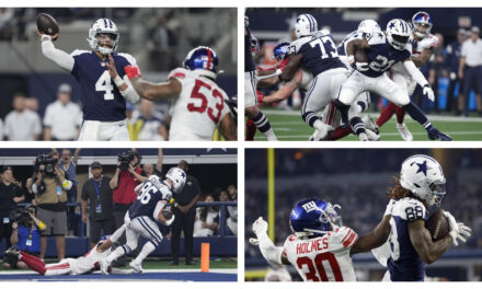 Cowboys remontó ante Giants en Día de Acción de Gracias