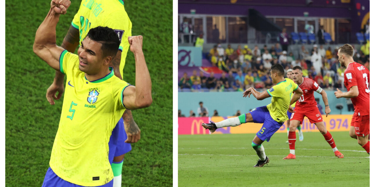 Gol de Casemiro le dio triunfo a Brasil sobre Suiza