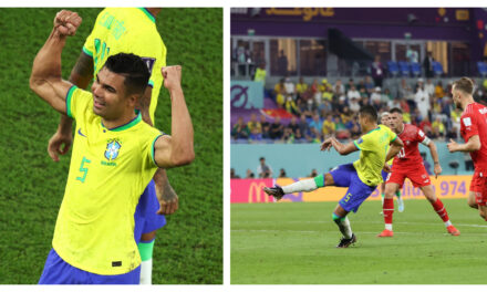 Gol de Casemiro le dio triunfo a Brasil sobre Suiza
