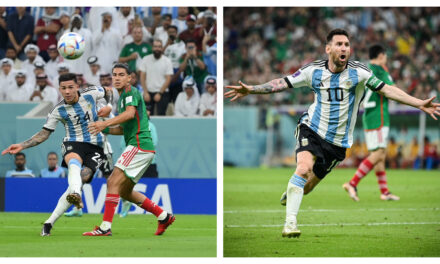 Messi rescata a Argentina y sigue de pie