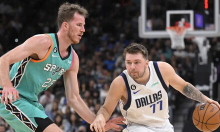 Con otra gran noche de Doncic, Mavs superan a Spurs