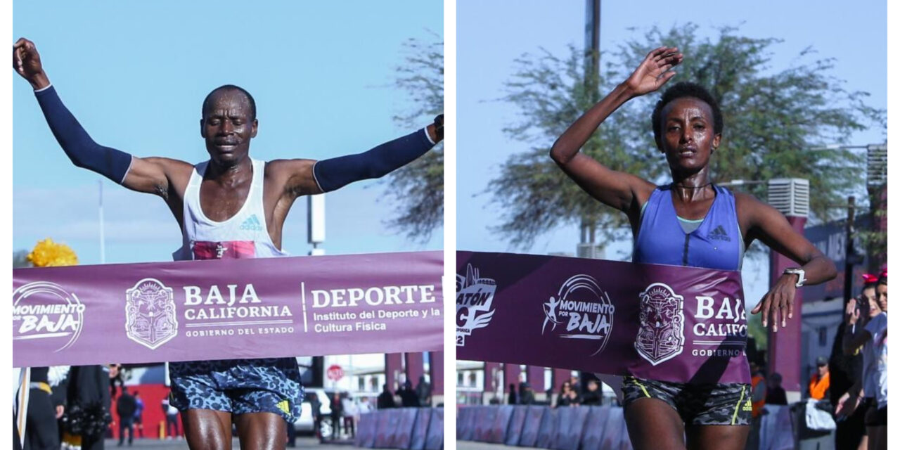 Imponen Ondate y Amare nuevos récord en Maratón Baja California