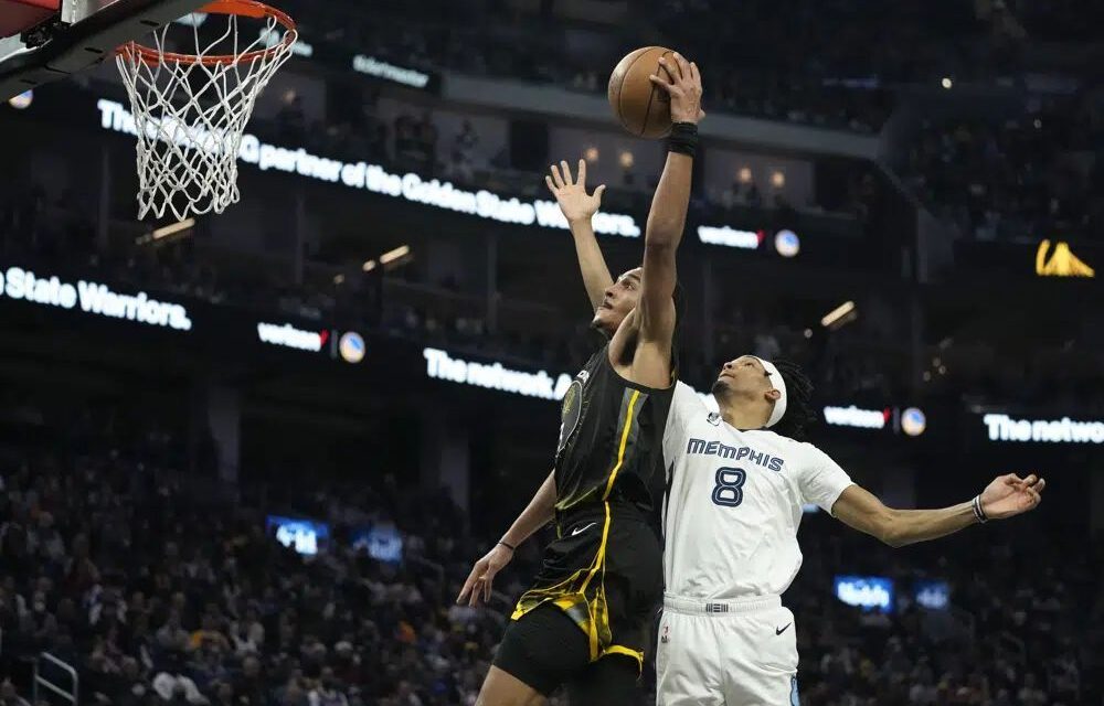 Poole anota 32 puntos en triunfo de Warriors sobre Grizzlies