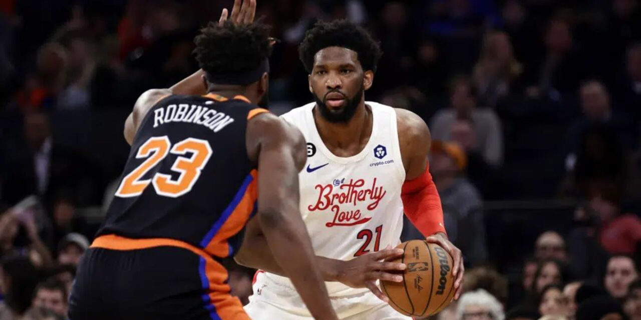  76ers superan a Knicks, enfilan su octava victoria