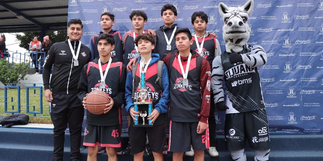 Destaca Zonkeys en Copa Champagnat de Básquetbol Tijuana